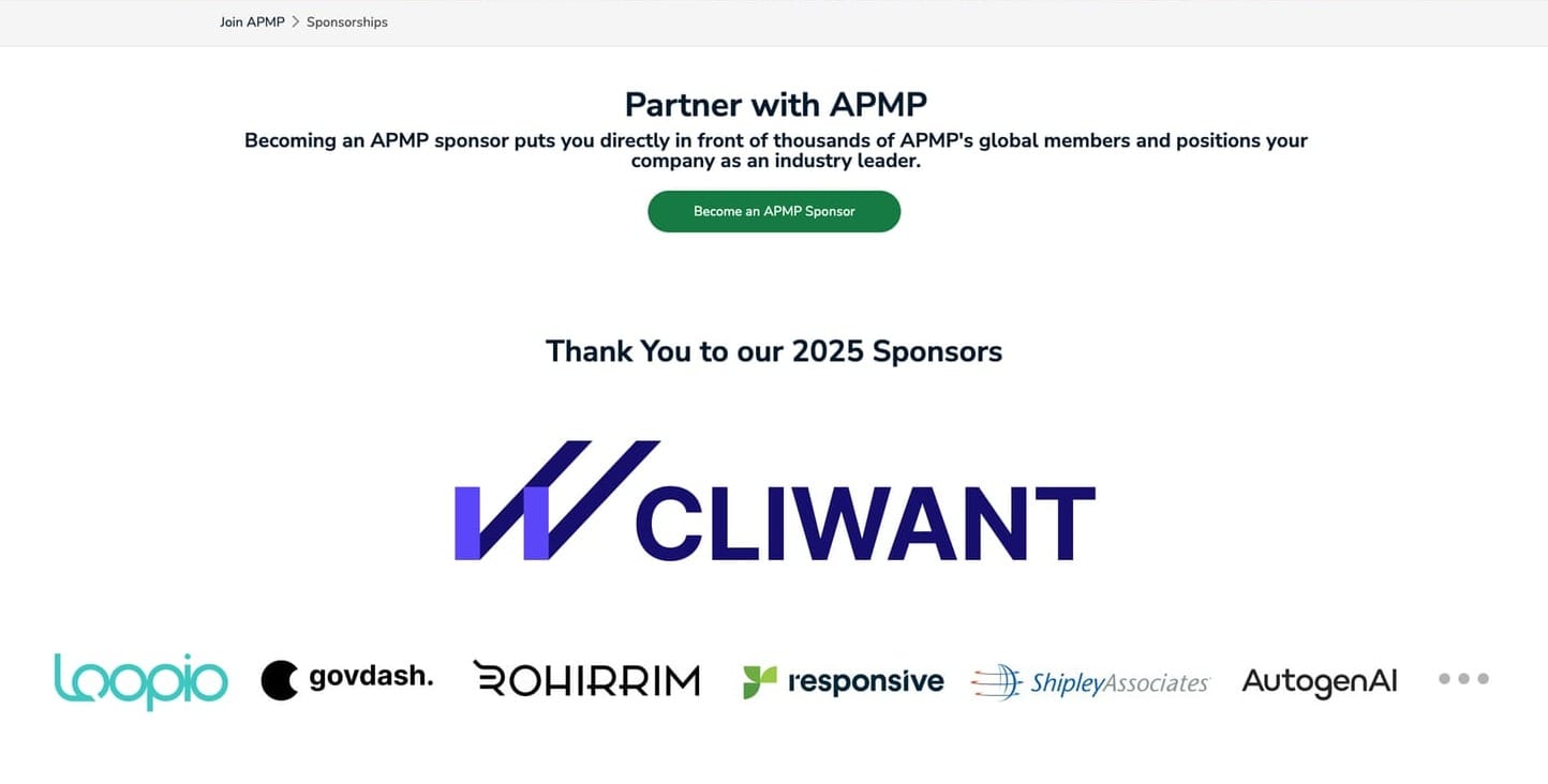 CLIWANT Sponsors APMP 2025, Launching Cliwant 2.0 at BPC Nashville